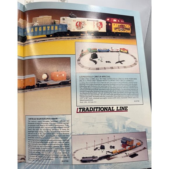 Lionel Catalog Lot of 7 1985 thru 1994 Model Electric Miniature Railroad Trains - Picture 11 of 16